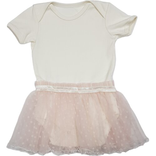 Bunny Boo Bodi-haljina za bebe, Krem Slike