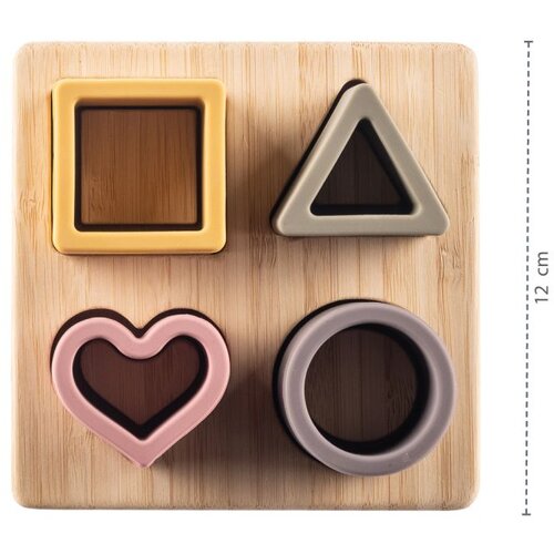 Zopa Silicone Bamboo Puzzle aktivnostna vstavljanka Multicolor 1 kos Slike