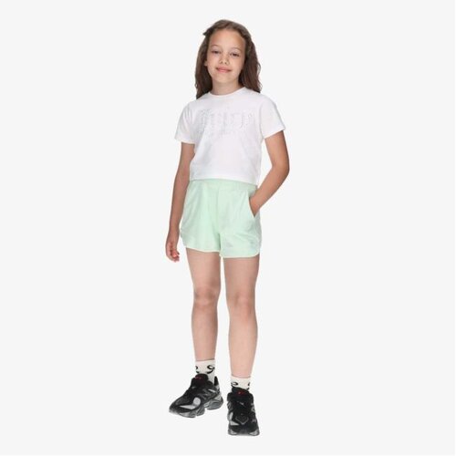  Shirred waist velour short & baby tee se Cene