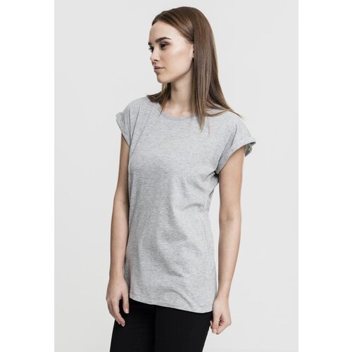 Urban Classics Ladies Extended Shoulder Tee grey Cene