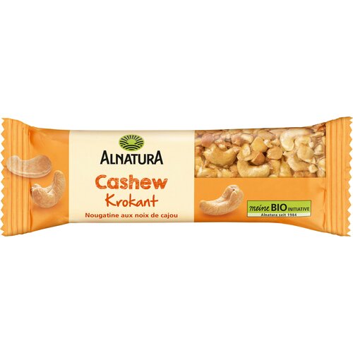 Alnatura Bio plo&scaron;čica - indijski ore&scaron;čki-krokant - 30 g Cene