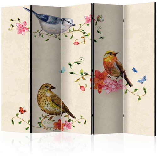  Paravan u 5 dijelova - Bird Song II [Room Dividers] 225x172 Cijene