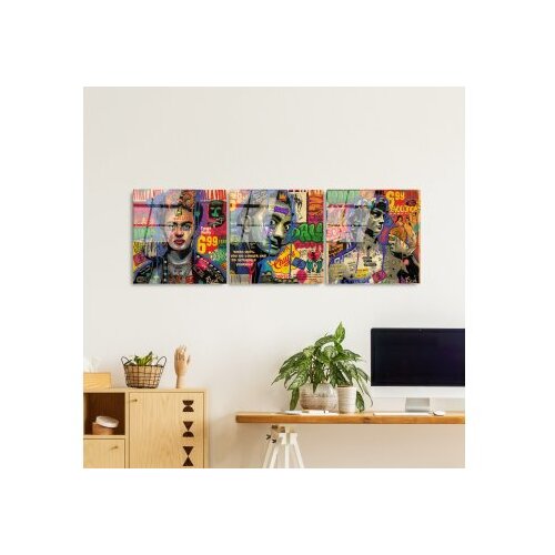 WALLXPERT dekorativna slika iz 3 dela uv 856 50 x 50 Cene