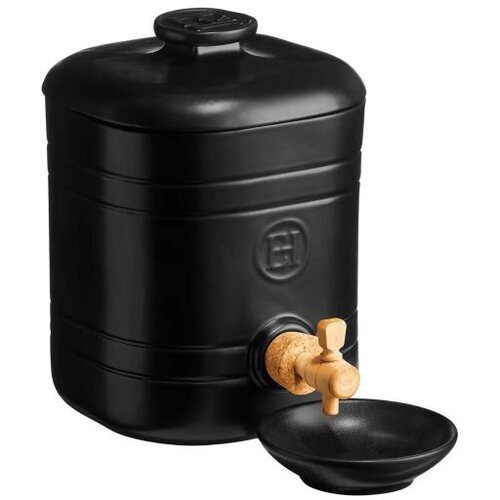 Emile henry posuda za sirće keramička 2.5L, crna Slike