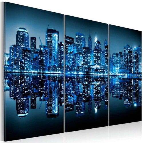  Slika - Manhattan in blue shade 60x40 Slike