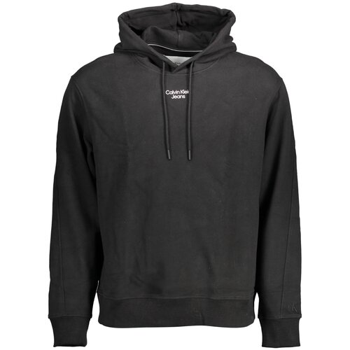 Calvin Klein SWEATSHIRT WITHOUT ZIP MAN BLACK Slike