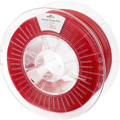 Simpo Polnilo za 3D tiskalnik, Premium PET-G, 1,75 mm, 1 kg, krvavo rdeča Cene