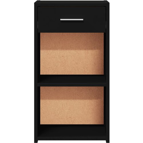  Noćni ormarići 2 kom crni 35 x 34 x 65 cm konstruirano drvo Slike