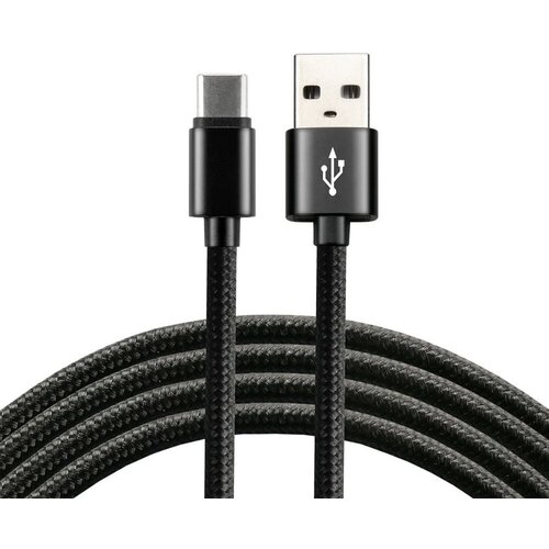 EverActive cable USB-C 1m - Black, braided, quick charge, 3A - CBB-1CB Cijene