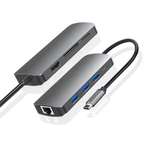 Co2 PRIKLOPNA POSTAJA HUB 8V1 USB - C HDMI 4K SD ZA MACBOOK PRO/AIR, (5000345825) Cene