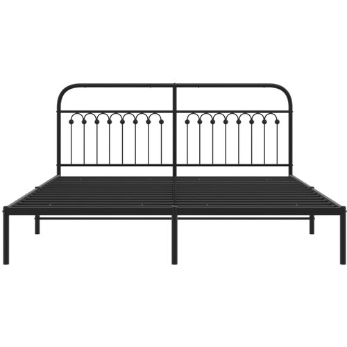  okvir za krevet s uzglavljem crni 183x203 cm Slike