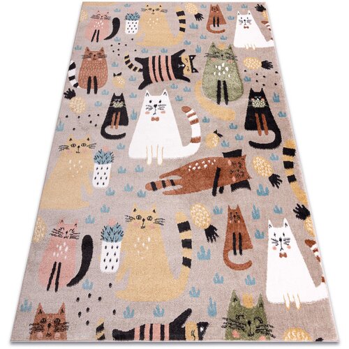 RugsX PREPROGA FUN Kittens za otroke, mačke bež 200/290 cm Cene