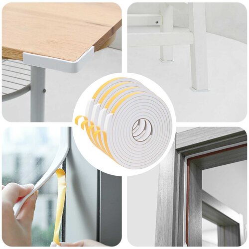  Samoljepljiva pjenasta traka 4 pcs Bijela 20mm x 5m CR pjena Cijene