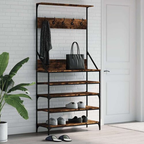 vidaXL stalak za odjeću i cipele boja hrasta 90x34x184 cm Cijene