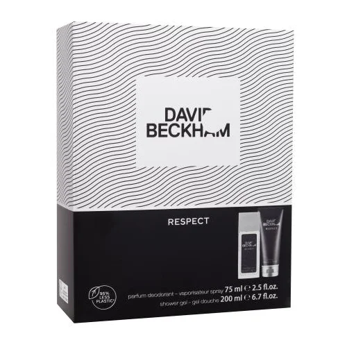 David Beckham Respect Set dezodorans 75 ml + gel za tuširanje 200 ml za muškarce