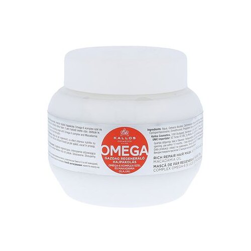 Kallos Cosmetics omega maska za regeneracijo las 275 ml Slike