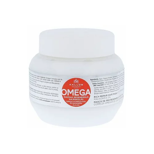 Kallos Cosmetics omega maska za regeneracijo las 275 ml