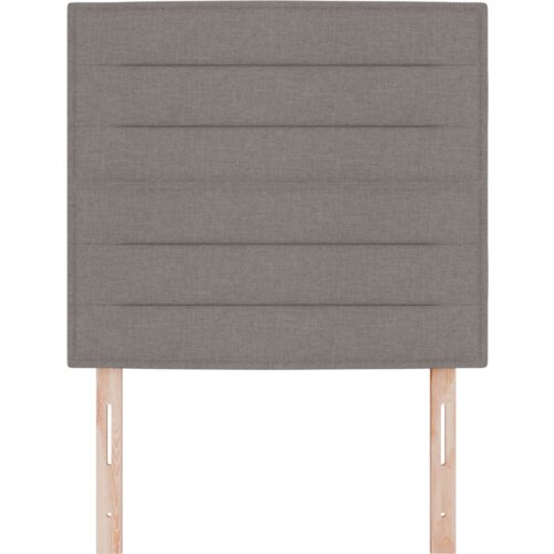  LED Uzglavlje Linije Dizajn Taupe 100 cm Tkanina Slike