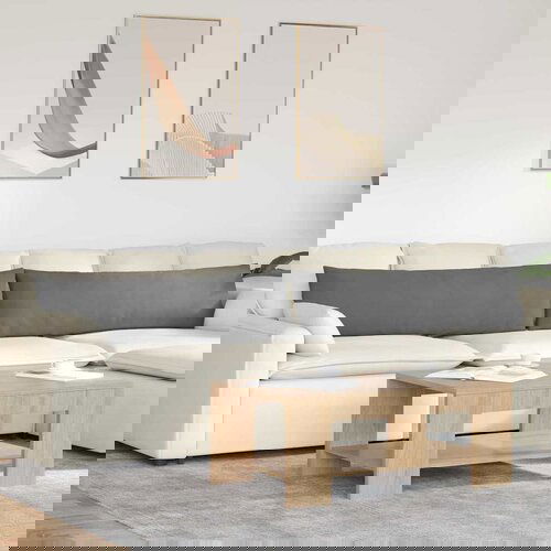 vidaXL Blazine za kavč 2 pcs Temno siva 145 x 40 cm blago Cene