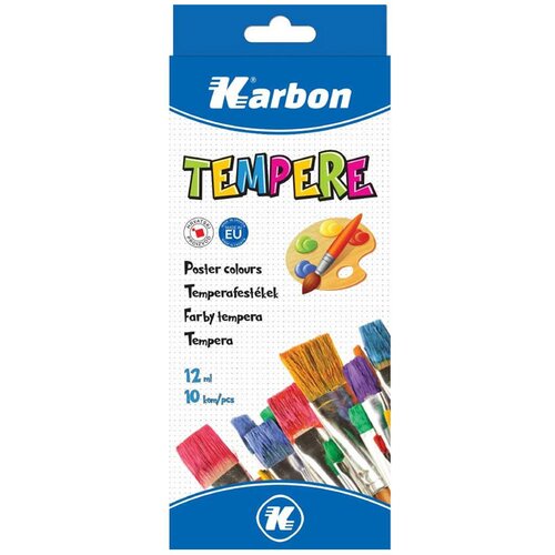 Karbon tempera barve 10 kosov, 12 ml Cene