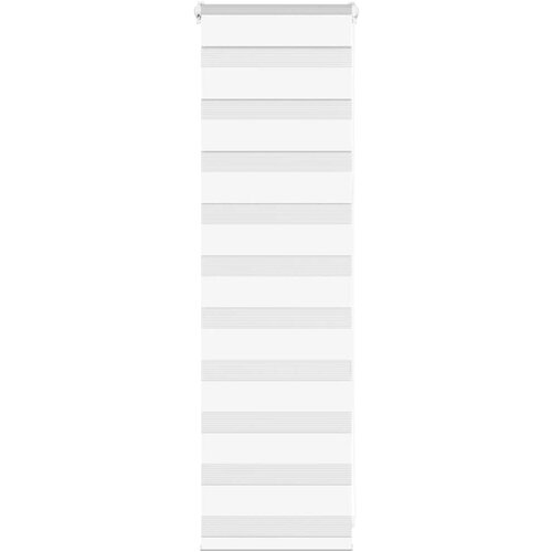VidaXL zebra senčilo bela 50x100 cm tkanina &amp;scaron;irina 45,9cm poliester Slike