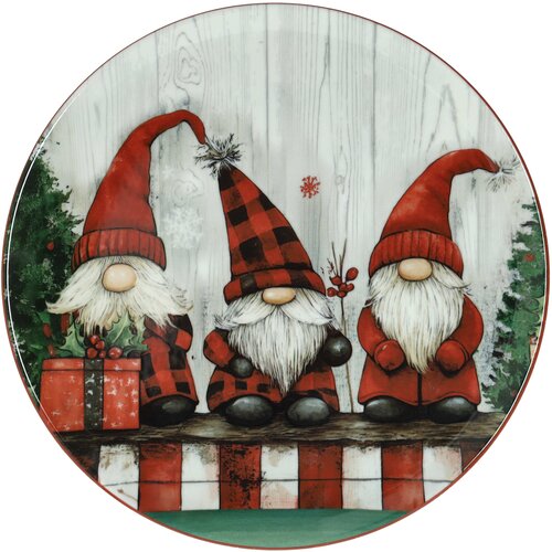 Tognana Tanjir za panetone Cinzia Three Gnomes, 31 cm, Šareni Cene