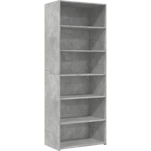 Maison Chic Visoka omara - Komoda - Predalnik betonsko siva 70x41x185 cm inženirski les, (21721506) Slike