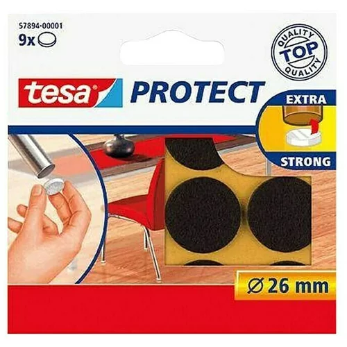 Tesa Podložna pločica od filca Protect (9 Kom., Smeđa)
