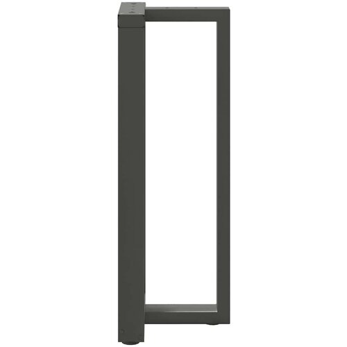  Noge barski stol T-oblika 2kom antracit 40x35x(100-101)cm čelik Slike
