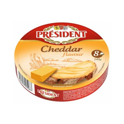 President cheddar topljeni sir 140g Cene