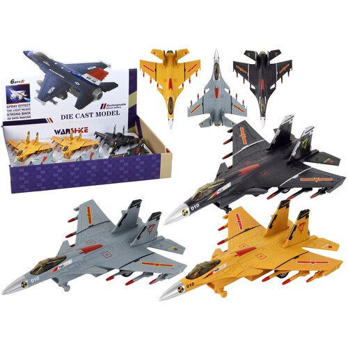  Airplane Model With Friction Drive, Gray, Black or Yellow Cijene
