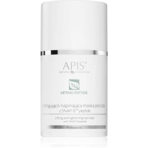 Apis Natural Cosmetics Lifting Peptide SNAP-8™ maska za zagladjivanje područja oko očiju s peptidima 50 ml