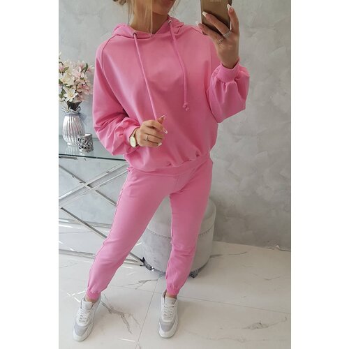 Kesi Sweatshirt set with a hood light pink Slike