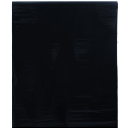 vidaXL Prozorska folija statična matirana crna 90x1000 cm PVC Cijene