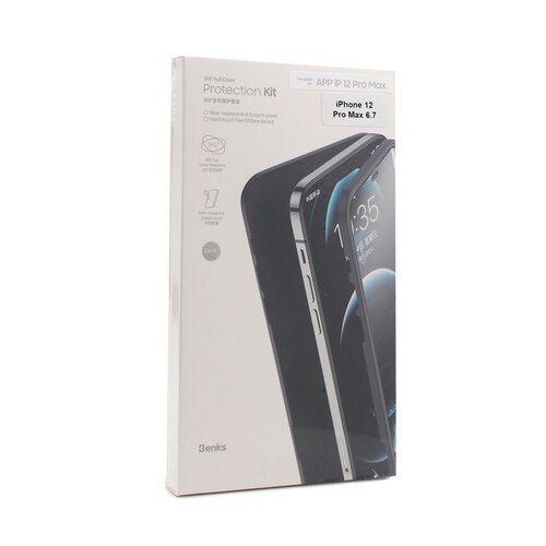 Maska benks 360 full cover za iphone 12 pro max 6.7 siva Slike