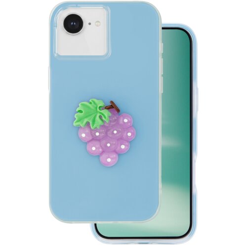 Onasi Tutti Frutti 2v1 silikonski ovitek za iPhone 16e / iPhone 17e - moder Cene