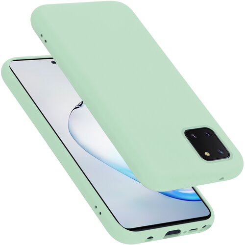 Cadorabo Ohi&amp;scaron;je, združljiv s Samsungom v tekoči svetlo zeleni barvi - za&amp;scaron;čitni pokrov iz fleksibilnega silikona TPU, (20583828) Slike