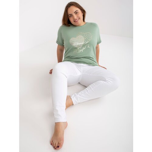RELEVANCE T-shirt-RV-TS-7660.88P-Pistachio Cene