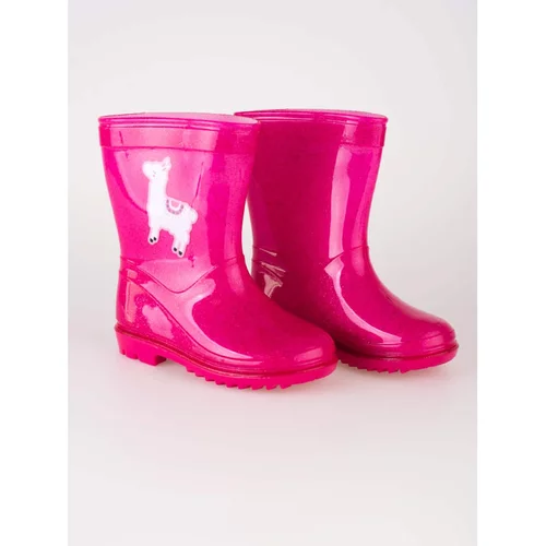 SHELOVET Brocade high boots for girls pink