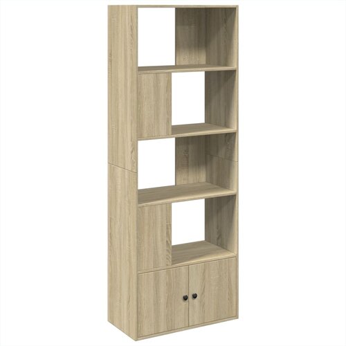 Maison Chic Knjižna omara - Knjižni regal sonoma hrast 70x36x189 cm inženirski les, (21724640) Slike