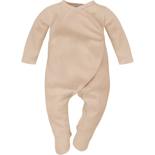 Pinokio Kids's Lovely Day Beige Wrapped Overall