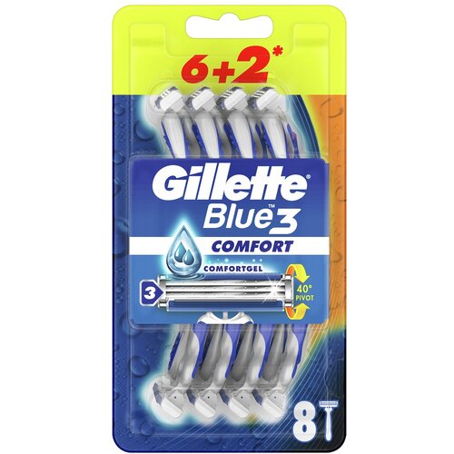 Gillette blue 3 muški brijač 6 kom Slike