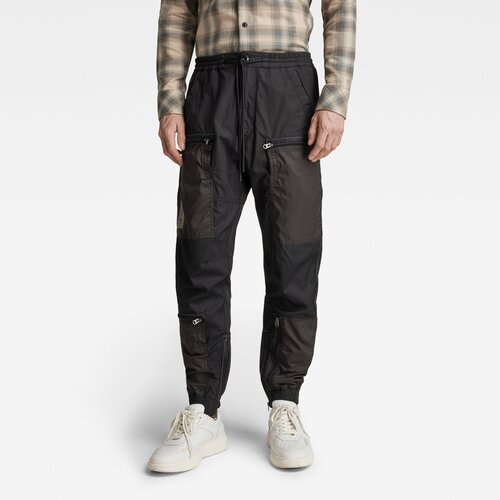 G-star Pants - 3D PM cuffed trainer black Slike
