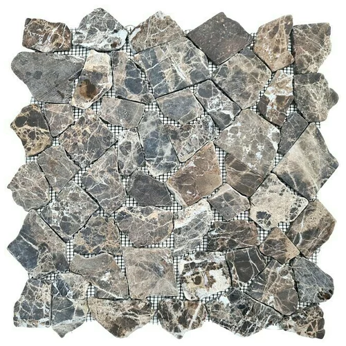 Kaiser Mozaik pločica (30,5 x 30,5 cm, Smeđe boje, Mat)