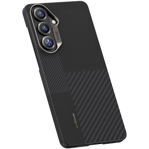 Benks Montage Magnetic Armor Air Kevlar maska s metalnim okvirom za Samsung Galaxy S26 crna Slike