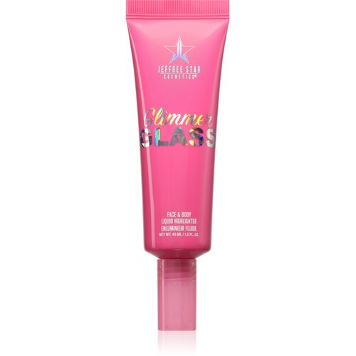 Jeffree Star Cosmetics Glimmer Glass Face &amp;amp; Body Highlighter tekući highlighter za tijelo i lice nijansa Diamond In The Muff 45 ml Slike