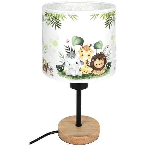 Brilagi Stona lampa BOBO WOOD 1xE27/25W/230V hrast/crna/bela/zelena/džungla Cene