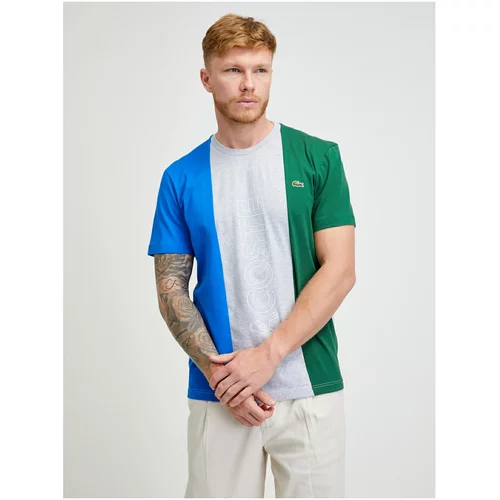 Lacoste Green-blue-gray men's T-shirt - Men