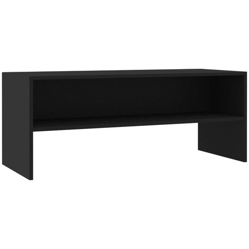 Maison Chic TV omarica - TV enota - Televizijska omarica črna 100x40x40 cm iverna plošča, (21701552) Cene
