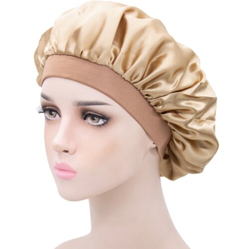 INF spalna kapa s satenasto kapo (ena velikost) beige, (21275249) Cene